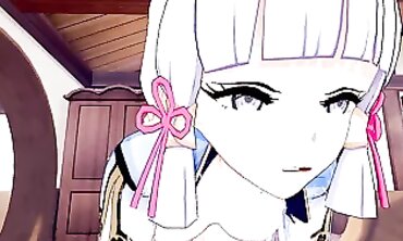 3D Animation - Virtual Reality Tour of Japan's Famous Landmarks with Ayaka Genshin