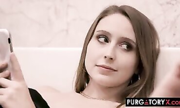 Purgatory X's Kink Corner - BDSM Roleplay Scene With Sexy Blonde Lanay Gray