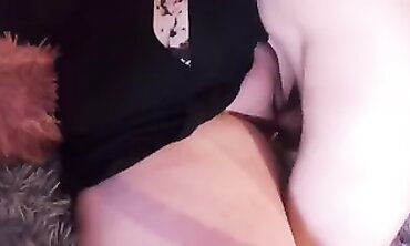 Redhead Babe Gives an Erotic Blowjob with Big Dick POV Swallowing cum