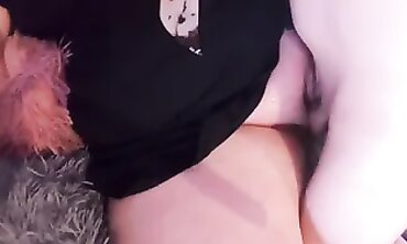 Redhead Babe Gives an Erotic Blowjob with Big Dick POV Swallowing cum