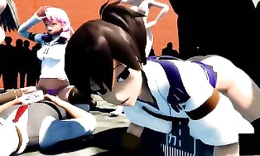 MMD KanColle - Sexual Fantasy Roleplay Game Turned into Hardcore Animation