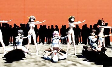 MMD KanColle - Sexual Fantasy Roleplay Game Turned into Hardcore Animation