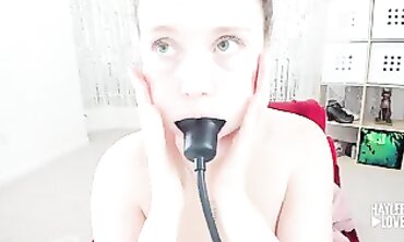 Inflatable Gag + Bang-out Fucktoy