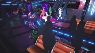 MMD Among Us Roleplay - Sexual Fantasy Dances With Raven Haired Waifu