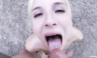 Hot Blonde MILF Gives Her Husband A Surprise With An Erotic Massage And Sex
