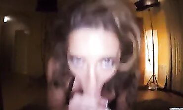 Hot Blonde MILF Gives Her Husband A Surprise With An Erotic Massage And Sex