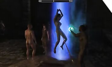 Elven Beauty's Magic Pipe Job - POV Blowjob & Riding on Top of Elf Hunk