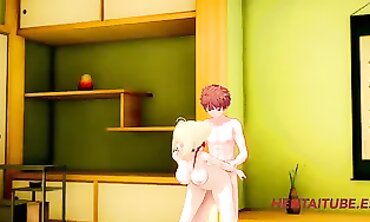 Destiny Animations" presents an animated version of popular visual novel game 'Fate/Stay Night'. The episode features Sakura Matoba as Saber with Yuu Asakurai voicing Rin Toosaka's role