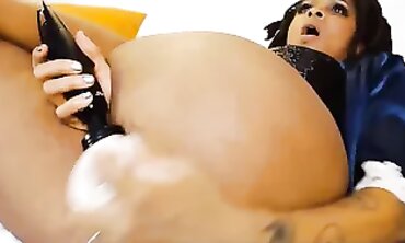 Princess Raven's Big Black Booty - Ebony Babe Fucks Her Way To Orgasm
