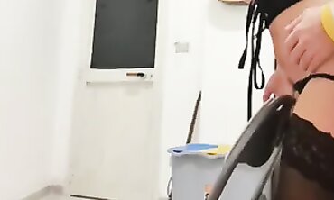 Bondage Submissive Girl Facesitting on Dominant Guy's Face - BDSM Anal Play