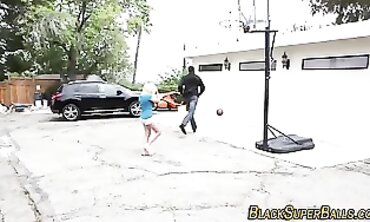 Teens Love Black Guys - Petite Teen Girl Rides A Huge African Dick