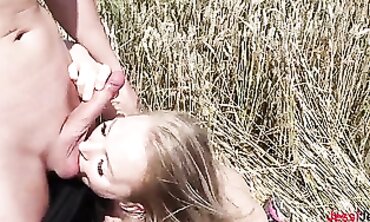 Outdoor Public Sex Adventure with Hot Blonde Babe & Hunk