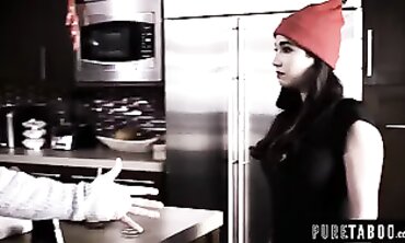 Stepdaughter's First Time - Legal Age Teen Fucked by Stepmother's Husband