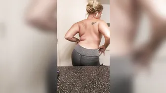 Sexy MILF Teaser - Older Woman Strips Down To Lingerie And Shows Off Her Body