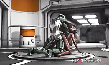 Dark Hue Dollhouse - Extraterrestrial Orgy with Android Robot Sexbots