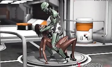 Dark Hue Dollhouse - Extraterrestrial Orgy with Android Robot Sexbots