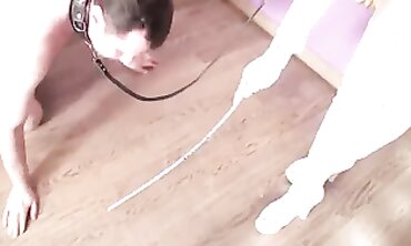 Eroctic-Dreamland": BDSM Fantasy Landscape with Dominatrix & Slave Girl in Leather Outfits - Old Man Sexual Domination of barely legal Woman (NSFW)