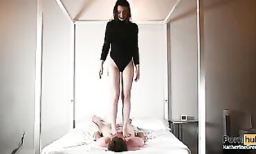 Kinky Domination - Foot Worship with BDSM Goddess Kathrine & Her Willing Slaves