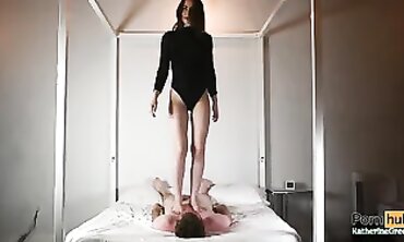 Kinky Domination - Foot Worship with BDSM Goddess Kathrine & Her Willing Slaves