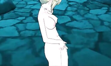 Dragon Ball Z - Sexual Healing with Bulma's Robotic Assistant Android #18