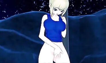 Dragon Ball Z - Sexual Healing with Bulma's Robotic Assistant Android #18