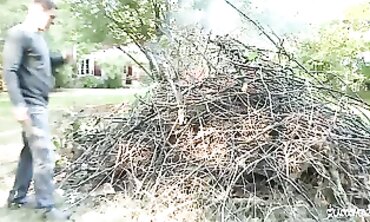 French MILF Mother Fucked Hard By Two Huge Black Dongs In POV