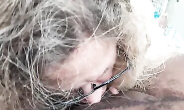 Early Bird Blowjob - Sexy Brunette Babe Sucks & Swallows Huge Load
