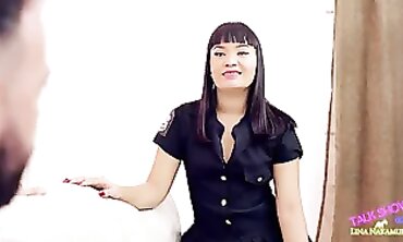 Lina Nakamura Interview - Talk Show Host Discusses Sexuality And Body Confidence" (Portuguese)