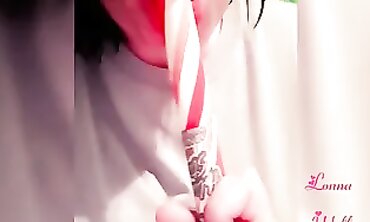 Merry Christmas 2019 - Double Penetration Threesome with Lonna Welles
