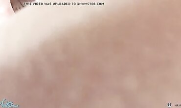 Step-Sis's Hot Red Lingerie Striptease Ends With A Mess In My Pants