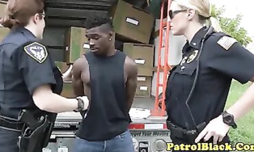 Fetish Police Officer Roleplay - Black Dude Fucked by Cop with Vibrator