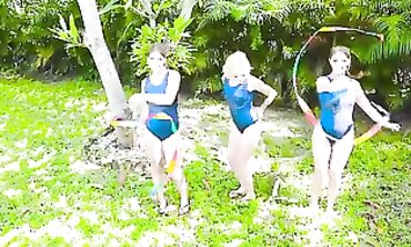 QueenTrainers" x4 Way Lesbian Orgy featuring Kendra Cole & Ava Addams in Foursome
