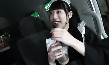 Hot Maid Cafe Girl Serves Up A Steaming Hot Mess - Japanese Role Play