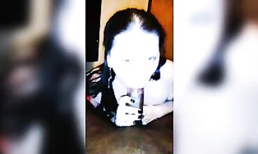 Pregnant Milf Swallows Big Black Dick in POV Creampie