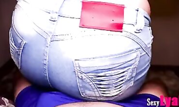 Denim Dancer - Sexy Blonde Teen Strips Down to Her Lingerie & Gives You A Private Show