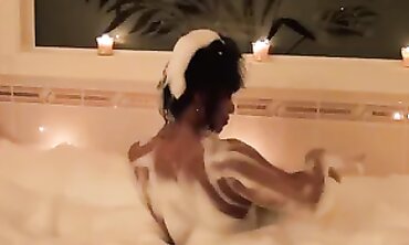 Hot Honey Bubble Bath - Sensuous Shower Scene with Erotic Massage & Oil Play