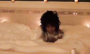Hot Honey Bubble Bath - Sensuous Shower Scene with Erotic Massage & Oil Play