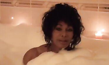 Hot Honey Bubble Bath - Sensuous Shower Scene with Erotic Massage & Oil Play