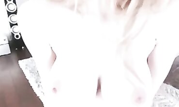 Russian Teen's First Time in Front of Camera - Big Natural Breasts & Facial
