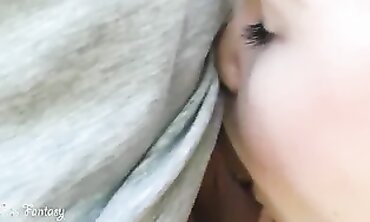 Park Voyeurs - Teenage Blonde Babe Facesitting & Face-Fucking