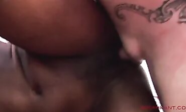 3Way Multiethnic Threesome with Sexy Blonde Babe Dominant Style