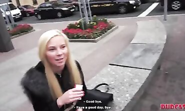 Blondie Babe Blows Big Dick - POV Deepthroat & Facial