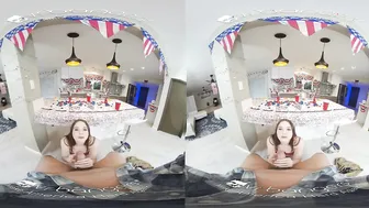 VR POV - Older Woman with Curvy Body Rides Massive Dick in Virtual Reality