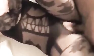 Uncle Joe's Amateur Hour #5: Sexy Teen in Fishnet Stockings Fucked by Step-Brother
