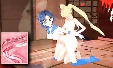 Sailormoon's Magic Wand Unleashes Transformation in Furry Fantasy