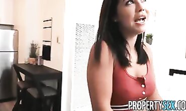 Property Sex - Office Romance Gone Wild! Hot Secretary Fucked By Landlord