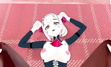 Noelle Genshins Anime-Inspired Cosplay Fashion Show - Virtual Runway with Five Nines