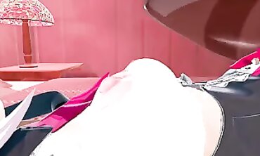 Noelle Genshins Anime-Inspired Cosplay Fashion Show - Virtual Runway with Five Nines