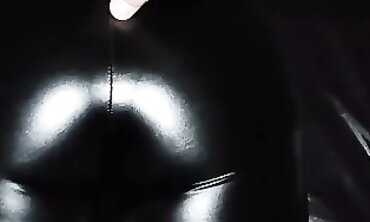 Leather-Clad Babe Fucked Hard in Leotard with Jizz On Ass - Sexy Roleplay