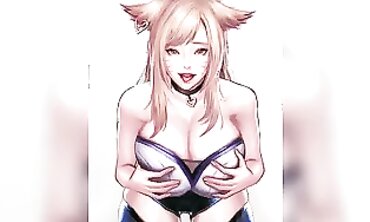 Our Sluty Gamer Girl Next Door Plays 'VAMP' in LoL with Hot Cosplayer! POV